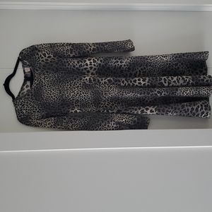 Stunning Pink Tartan Animal print Dress